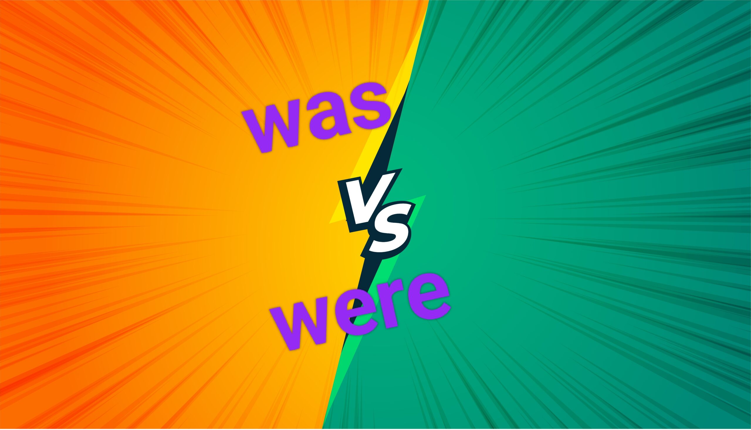 Was vs Were grammar rules, when to use was vs were and was were usage are used in English Grammar, it shows past happening and events.